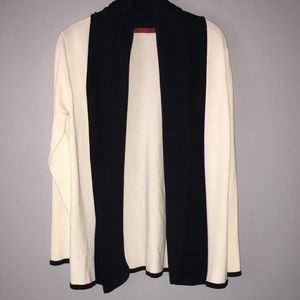 Jacket ,White with Black Trim